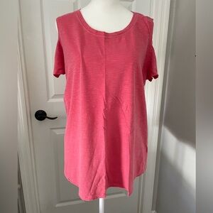 Style & Co. Coral Short Sleeve Top, Size M
